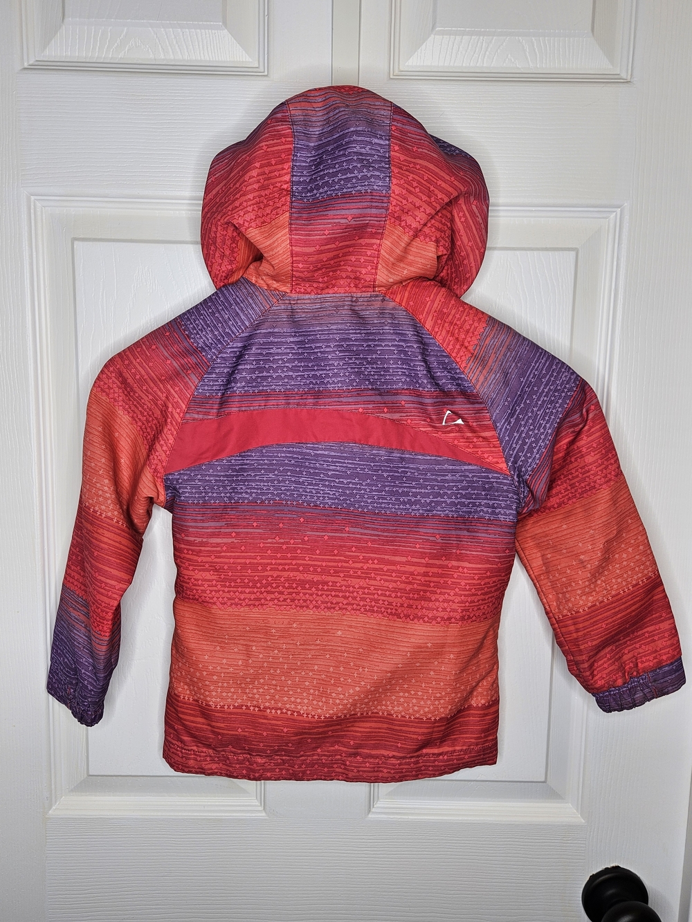 Paradox Girls Water Resistant Jacket Hooded Lightweight Coat Red Purple XS - Picture 2 of 16